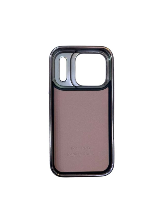 Comie جراب هاتف Comie Glitters Stone لهاتف iPhone 17 Pro، ذهبي وردي - Image 2