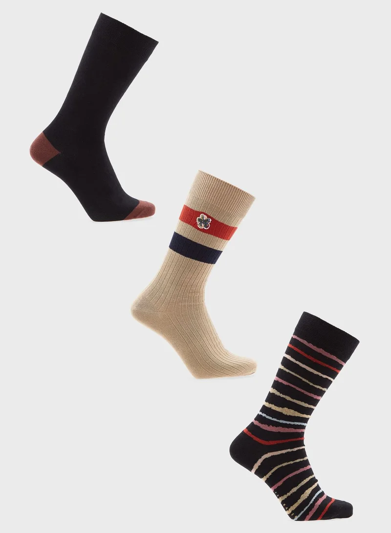 Ted Baker 3 Pack Blakone Socks