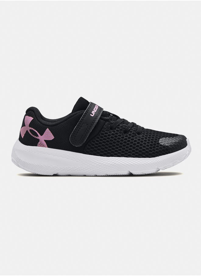 UNDER ARMOUR Girls' Pre-School Pursuit 2 AC Running Shoes  - Image 1