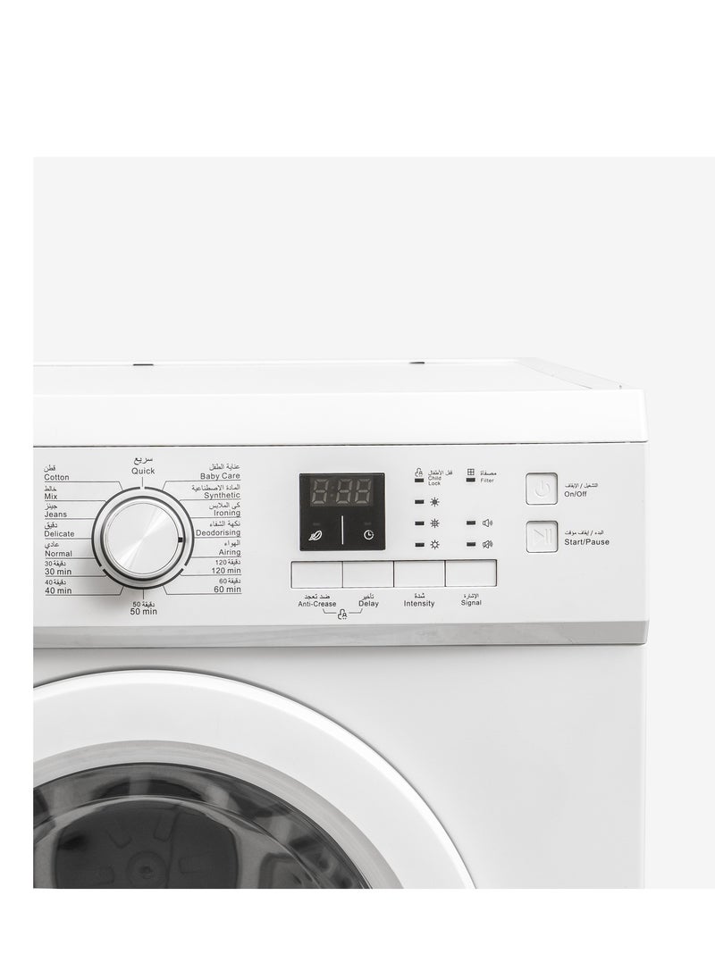 أوجين - أوجين نشافة ملابس ,7كغ ,155دورة بالدقيقة ,أبيض - UDAVM7W - Image 1