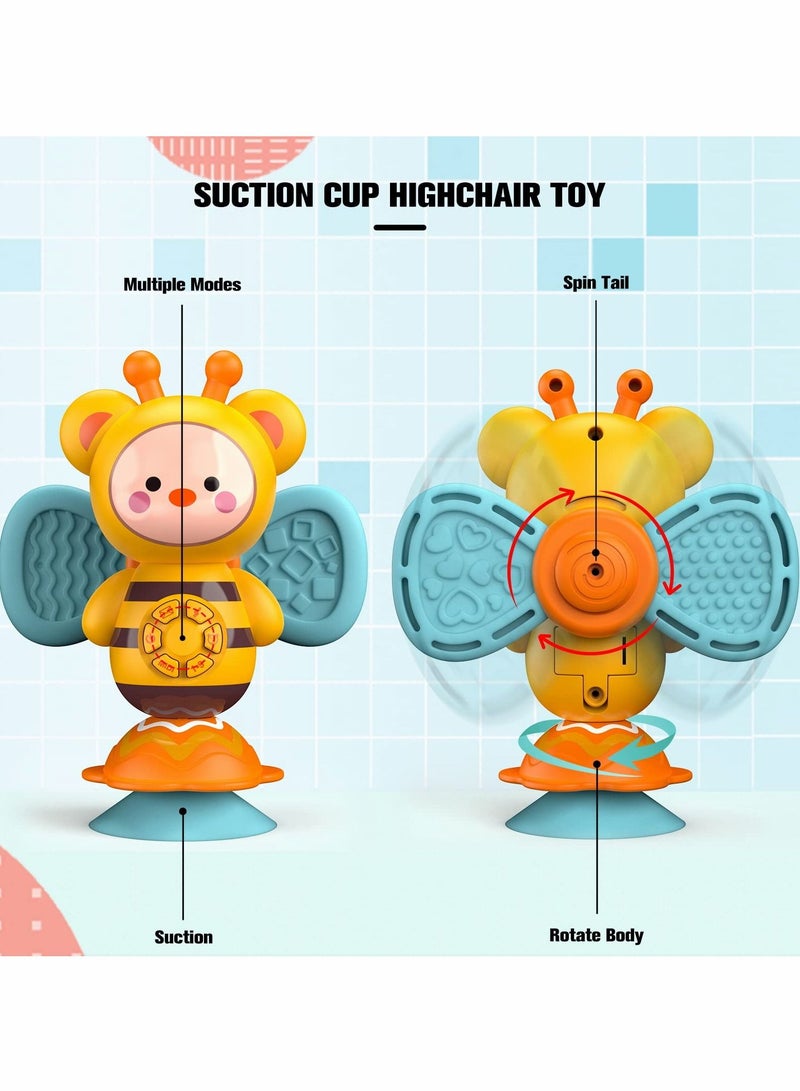 SYOSI Yellow Bee Toy with Music and LED Lights Infant Light Up Toys - Image 3