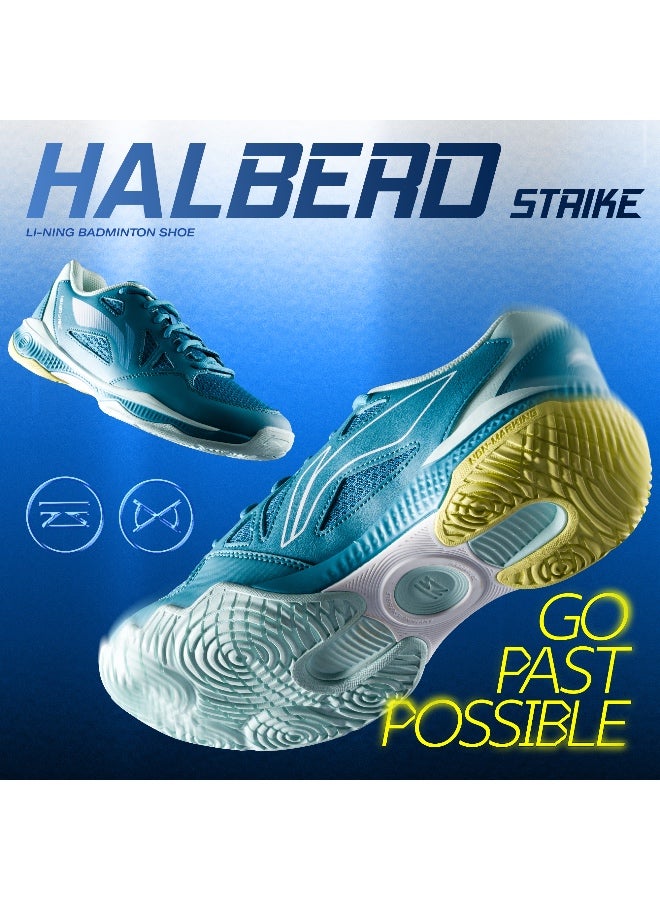 Li-Ning Halberd Strike Non Marking Badminton Shoes | All Indoor Sports | Lightweight, Breathable & Durable (Blue Jade/Floating Green ) EUR 35.6 - Image 2