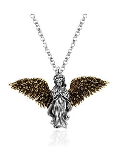 Vintage Style S925 Sterling Silver Necklace Punk Hip Hop Ins Pendant Necklace