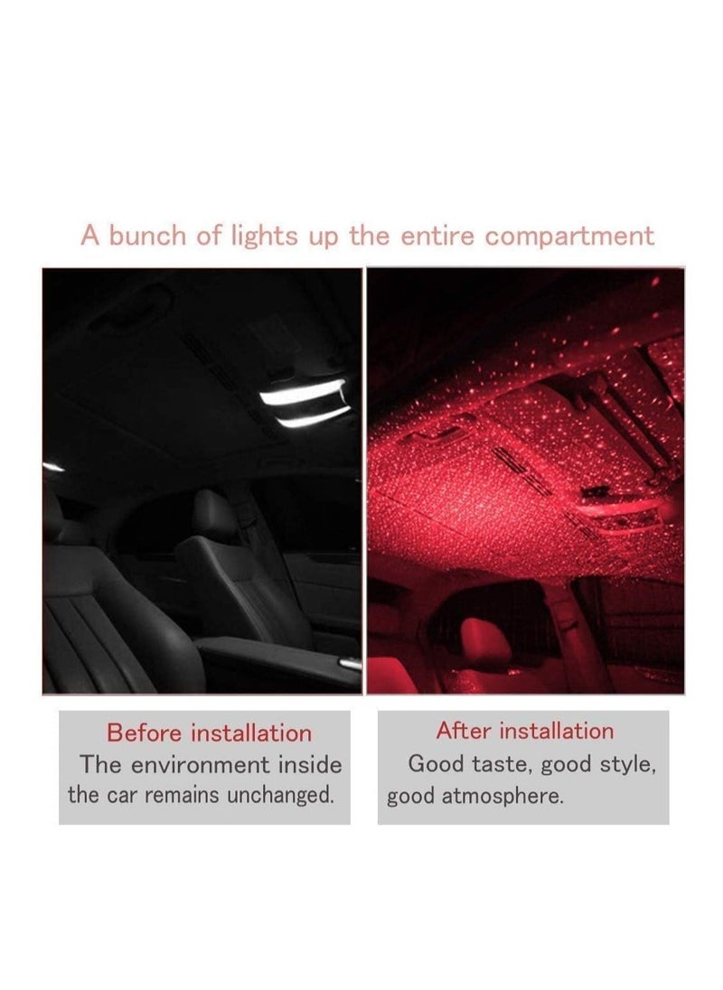 ELTRAZONE USB Car Roof Star LED Lights, Flexible Romantic Galaxy Night Lamp Fit All Cars Ceiling Decoration Light Interior Ambient Atmosphere -No Need to Install - Image 4