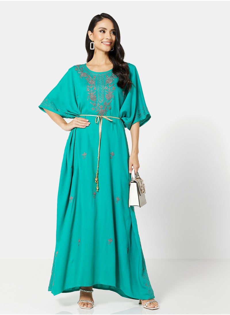 ARABIAN CLOSET EMBROIDERED KAFTAN  - Image 3
