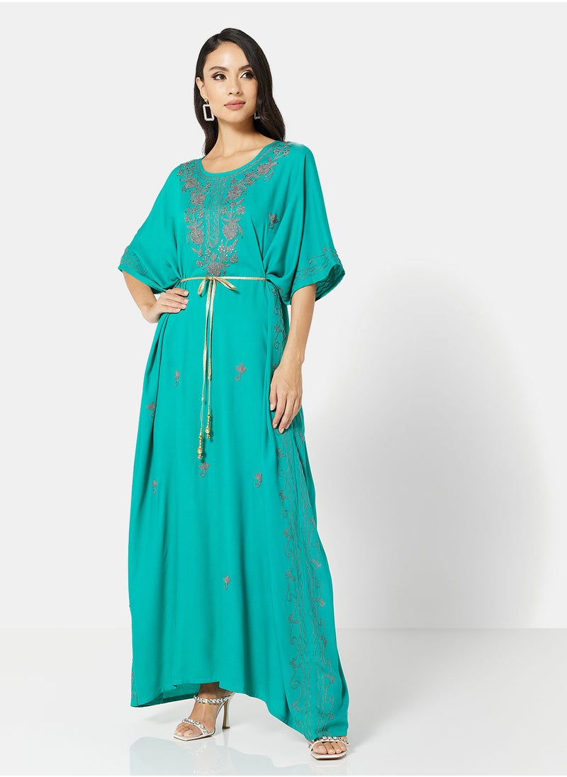 ARABIAN CLOSET EMBROIDERED KAFTAN  - Image 1