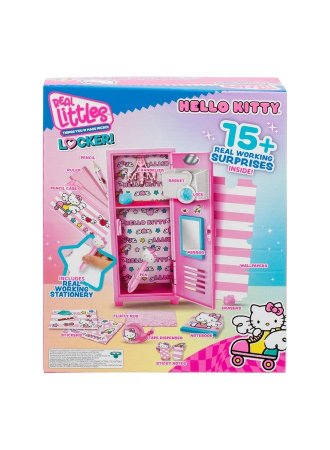 REAL LITTLES Hello Kitty® Micro Locker with Over 15 Tiny Surprises Inside! Customize and Decorate Your Locker and Discover Real Working Hello Kitty® Micro Stationery - Image 2