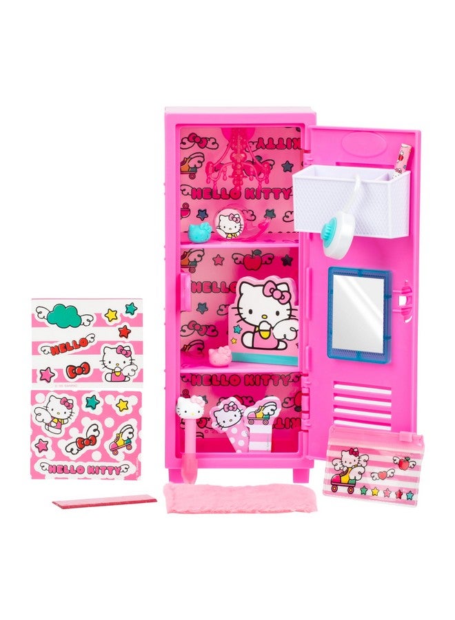 REAL LITTLES Hello Kitty® Micro Locker with Over 15 Tiny Surprises Inside! Customize and Decorate Your Locker and Discover Real Working Hello Kitty® Micro Stationery - Image 1