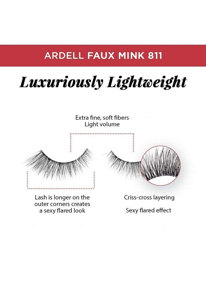 Ardell False Lashes Faux Mink 811 Multipack, 1 pk x 4 pairs