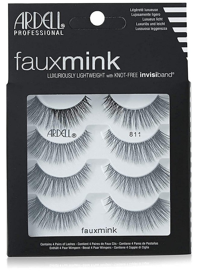 Ardell False Lashes Faux Mink 811 Multipack, 1 pk x 4 pairs