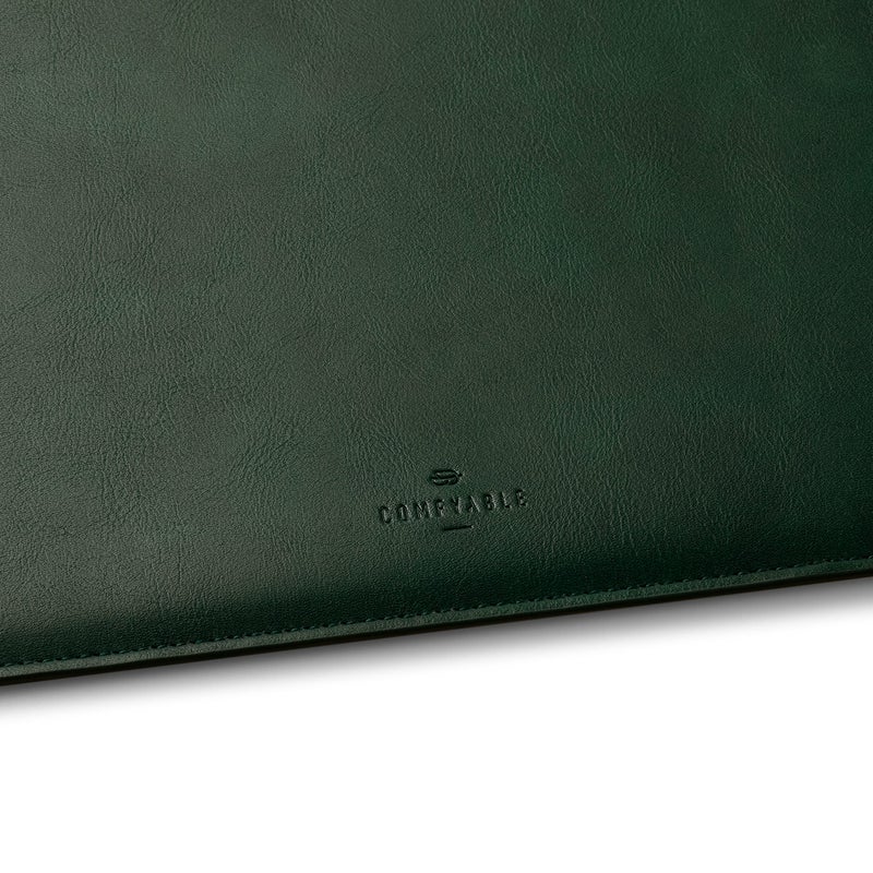 كومفيابل حافظة كمبيوتر محمول مريحة مقاس 15 بوصة متوافقة تمامًا مع جهاز MacBook Air 15 بوصة M4 2025 A3241 & M3 2024 A3114 & M2 2023 A2941 حافظة من الجلد الصناعي باللون الأخضر - Image 3
