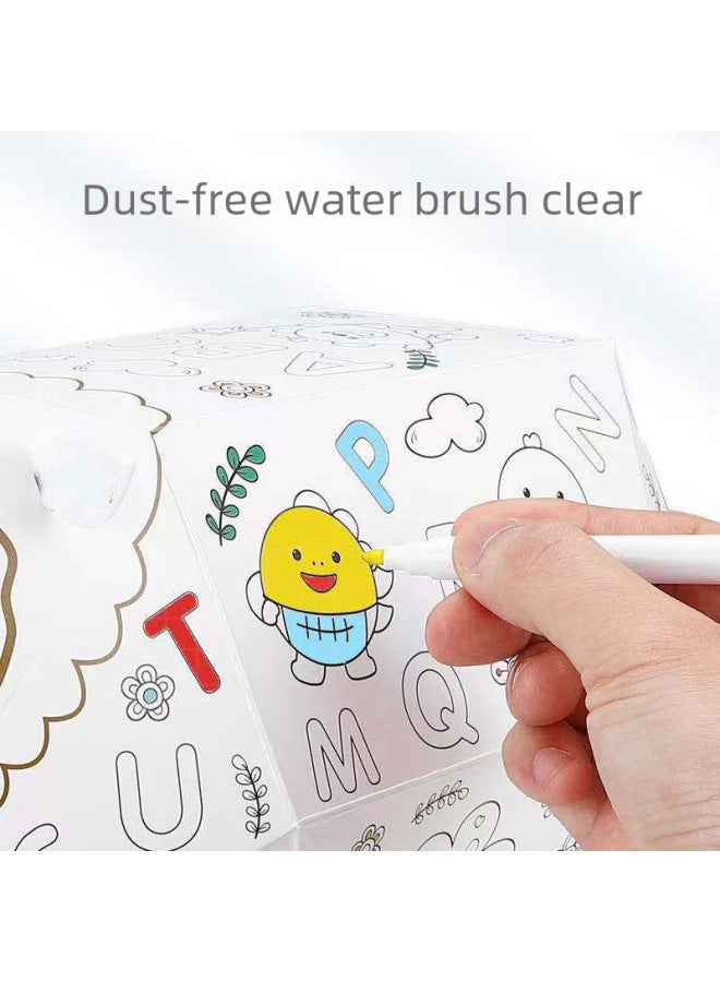 3D Three-dimensional Graffiti Assembled Carton Toys DIY Assembled Painting Painted Cartoon Car Model Boys And Girls Toys-Color:Z032 Lamb - Image 5