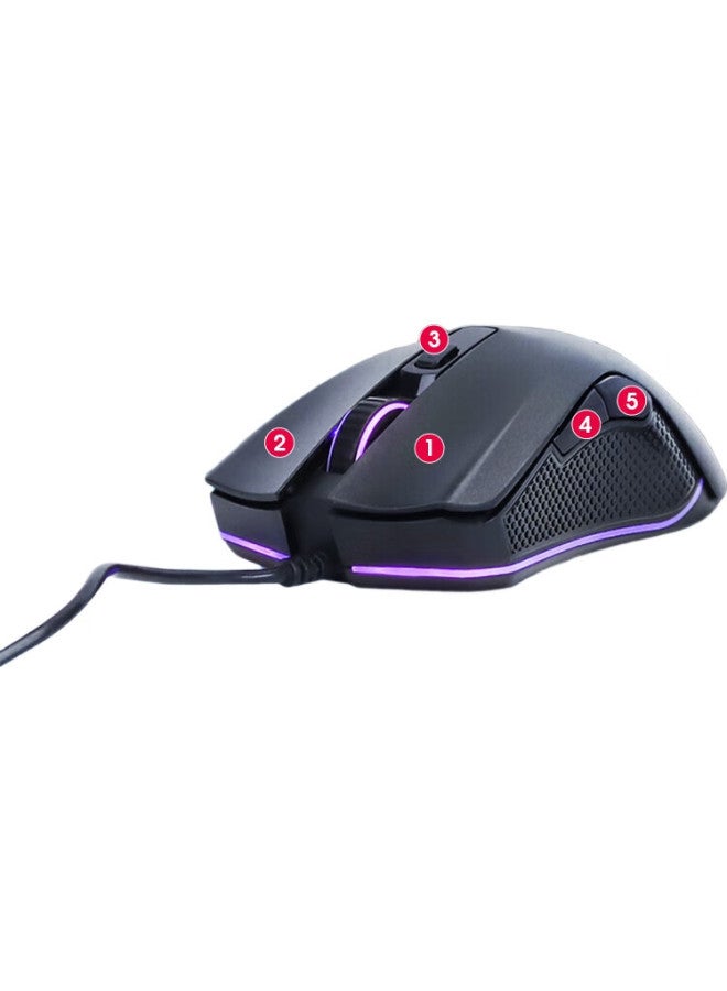 Cherry Mc 1.1 Mouse Jm-1000 Wired Mouse Rgb Lighting Computer Mouse Gaming Mouse E-Sports Mouse Black - Image 2