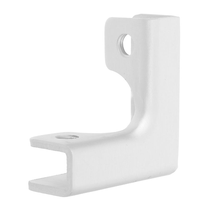 Glass Connector Aluminum Alloy Glass Clamp 2 Way Glass Connector Rimless Clip Holder for Fixing Fish Glass Wind Guard Glass Display Cabinet (FIT for 8-10mm Thickness Glass) - Image 1