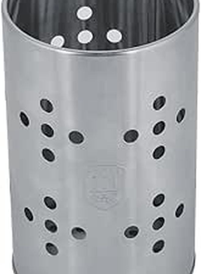 Stainless Steel Kitchen Utensil Holder Cylinder for Forks Knives Spoons Chopsticks - Image 1