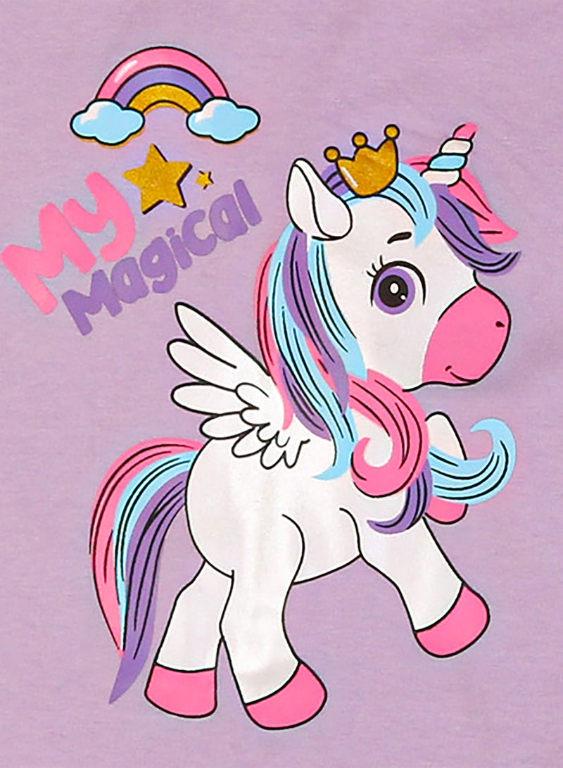 Zercon Summer Pajama Set for Girls - Summer Set for Girls - Image 3