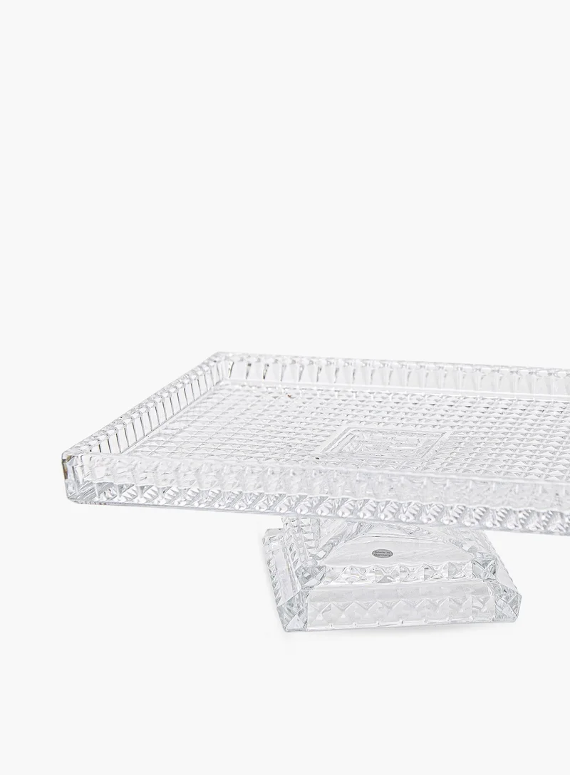 Villeroy & Boch Spiral Rectangle Plate Footed 30x25cm