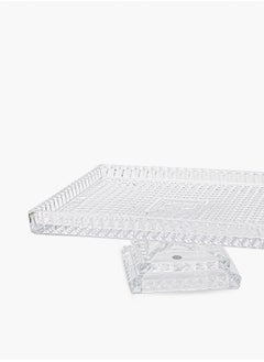 Villeroy & Boch Spiral Rectangle Plate Footed 30x25cm  - Image 2