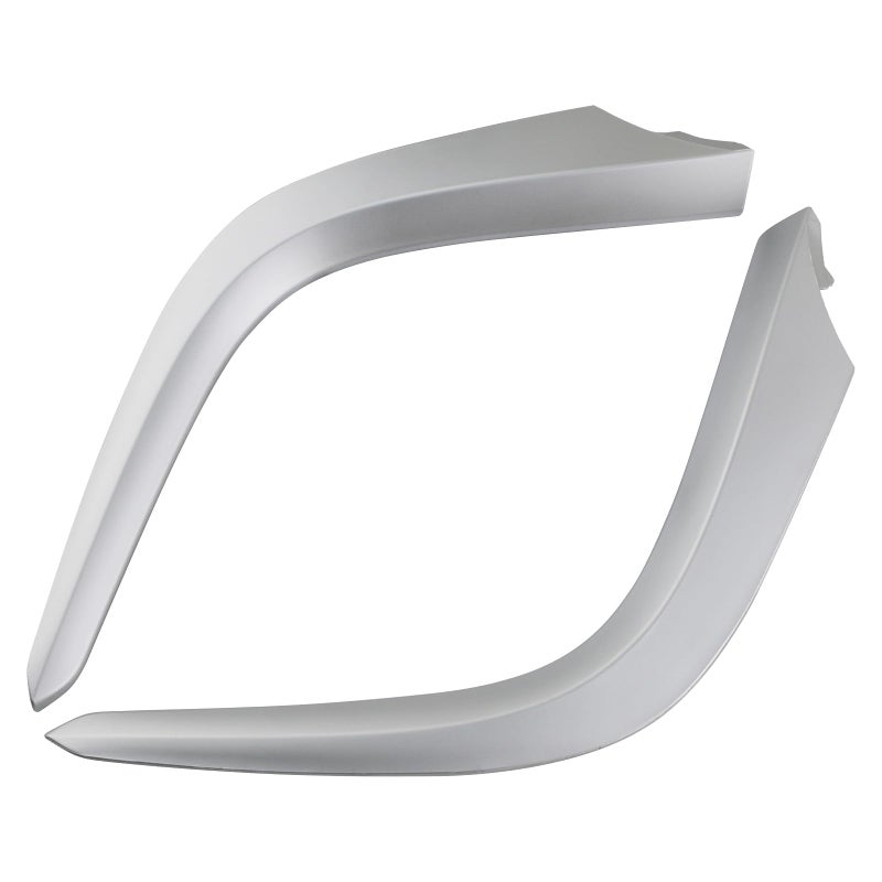 Osompar Lower Center Dashboard Trim Strip 2pcs Compatible with 2009 2010 2011 2012 2013 Toyota Corolla Replaces 5543302140 5543202220 Silver White Left Right Side