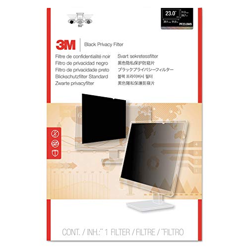 3M Privacy Filter for 23.0 Inch Widescreen Monitor, Reversible Gloss/Matte, Reduces Blue Light, Screen Protection, 16:9 Aspect Ratio (PF230W1B) - Image 2