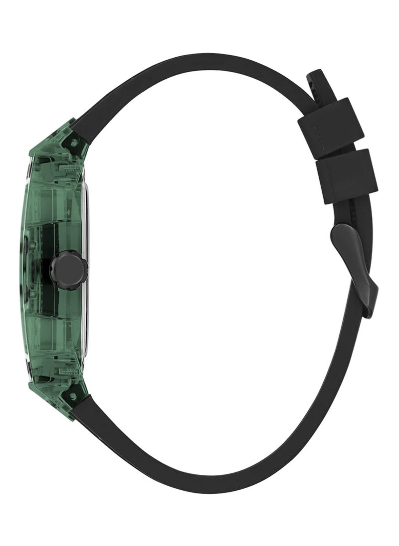 GUESS Men’s Black Green Multi-Function Watch GW0499G7 - 42mm  - Image 3