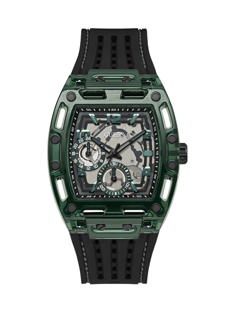 GUESS Men’s Black Green Multi-Function Watch GW0499G7 - 42mm  - Image 1