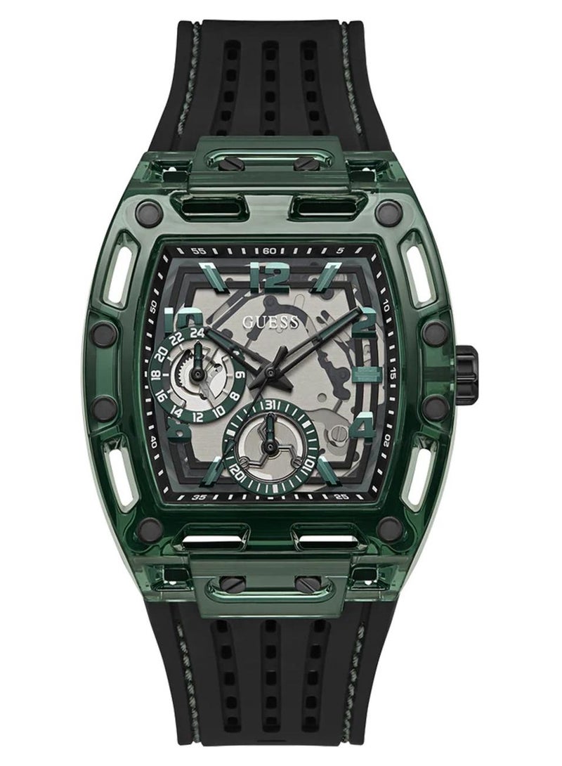 GUESS Men’s Black Green Multi-Function Watch GW0499G7 - 42mm - Image 1