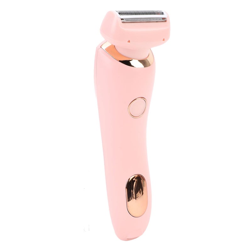 Pink Womens Electric Body Hair Trimmer Wet Dry Use For Face Legs Underarms Bikini - Image 2