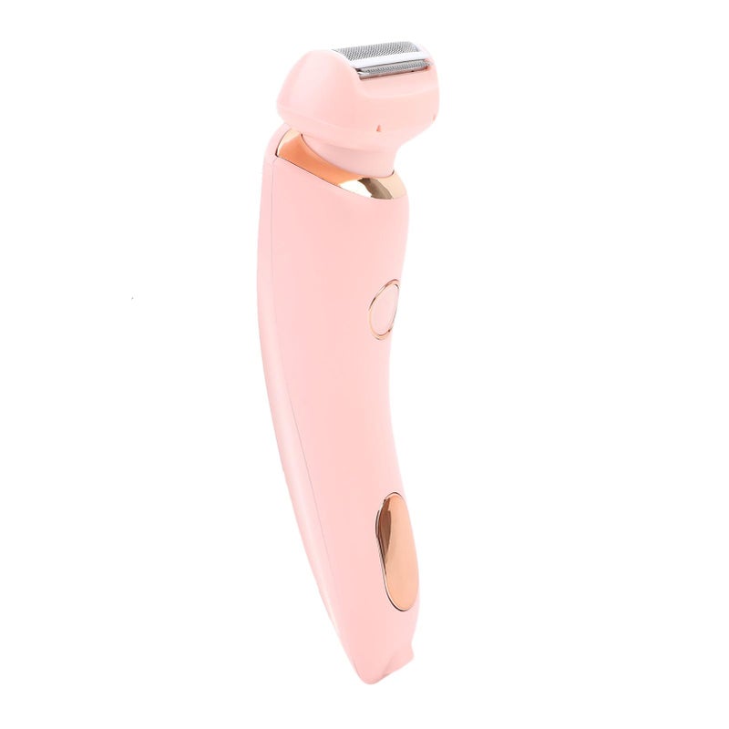 Pink Womens Electric Body Hair Trimmer Wet Dry Use For Face Legs Underarms Bikini - Image 4