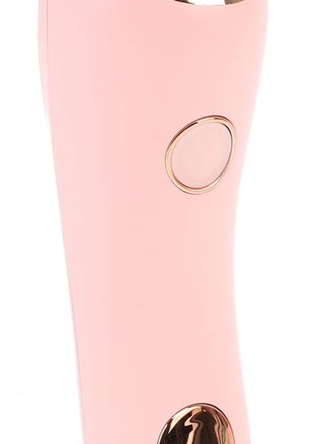Pink Womens Electric Body Hair Trimmer Wet Dry Use For Face Legs Underarms Bikini - Image 1