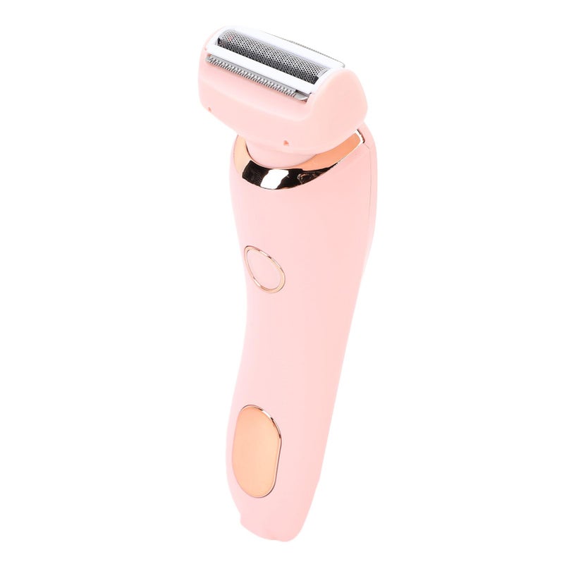 Pink Womens Electric Body Hair Trimmer Wet Dry Use For Face Legs Underarms Bikini - Image 5