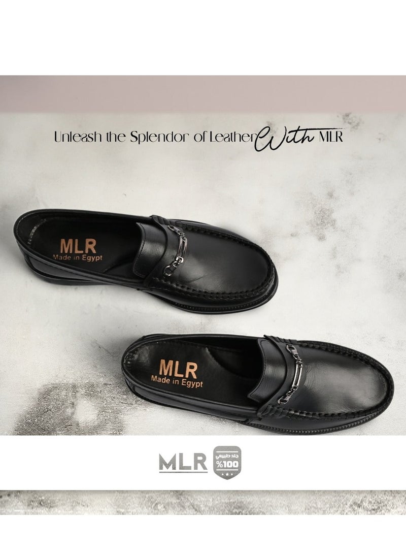 MLR shoes genuine leather black color - Image 4