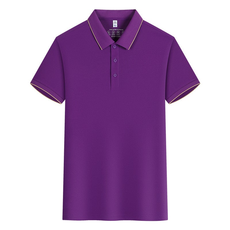 220G Solona Pique Mesh Sports Polo Shirt Turn-down Collar Workwear T-shirt Business Advertising T-shirt - Image 4