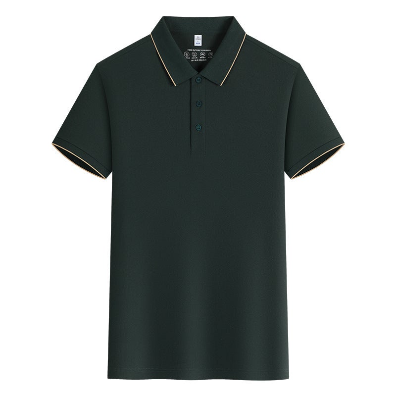 220G Solona Pique Mesh Sports Polo Shirt Turn-down Collar Workwear T-shirt Business Advertising T-shirt - Image 3