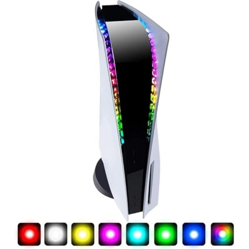 شريط أضواء LED RGB من سيهاوي لجهاز PS5، 7 ألوان، تأثيرات متعددة، ملحقات زخرفية، أشرطة مرنة مع جهاز تحكم عن بعد بالأشعة تحت الحمراء - Image 5