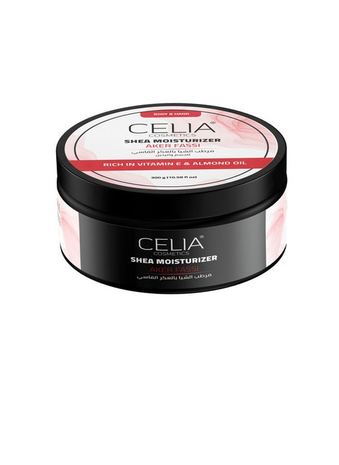 CELIA COSMETICS - Celia Shea Moisturizer for Body and Hands with Aker Fassi - 300 gm - Image 1
