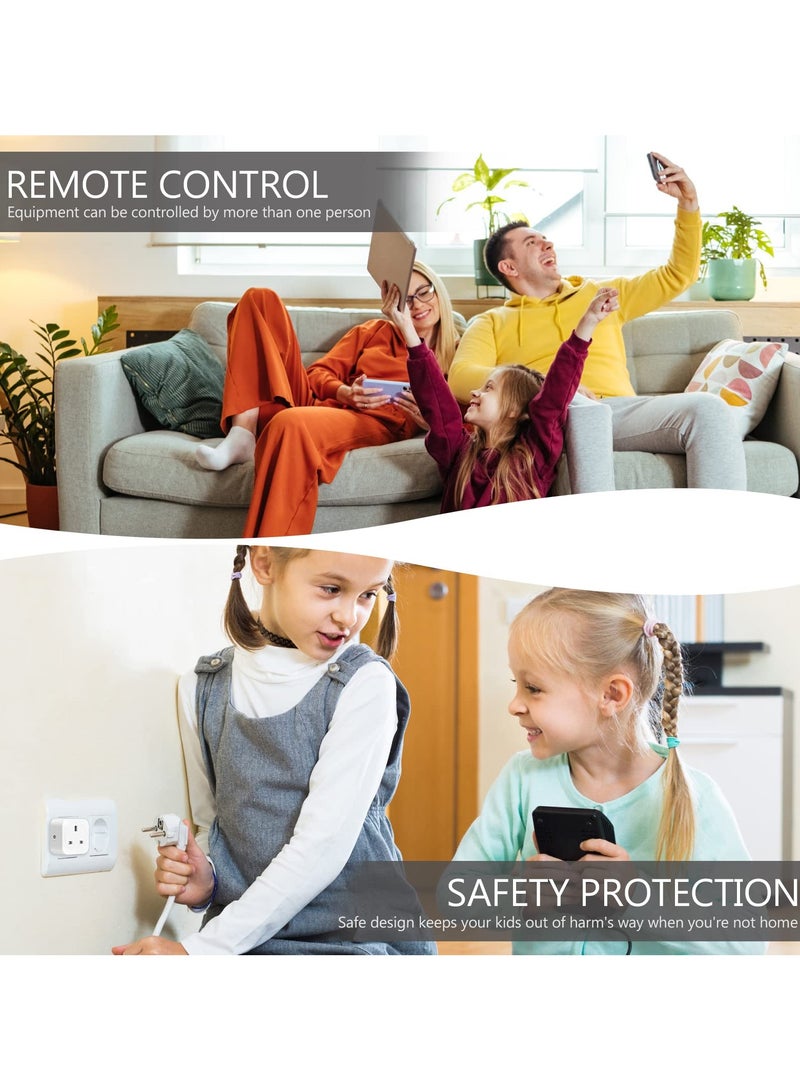 SYOSI Smart Plug with Energy Monitoring, Wi-Fi Smart Socket Works with Alexa & Google Assistant & IFTTT Smart Socket with Timer, Remote & Voice Control