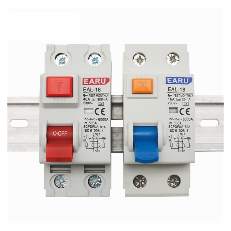 2 Pole Residual Current Circuit Breaker 100mA Ac Type 16a Leakage Protection 32A 40A 50A 63A - Image 2