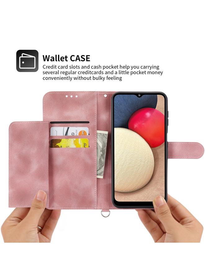 إيروريكس جراب لهاتف Sharp Simple Sumaho 5، جراب جلدي بملمس جلدي ونقشة زهور - Image 3