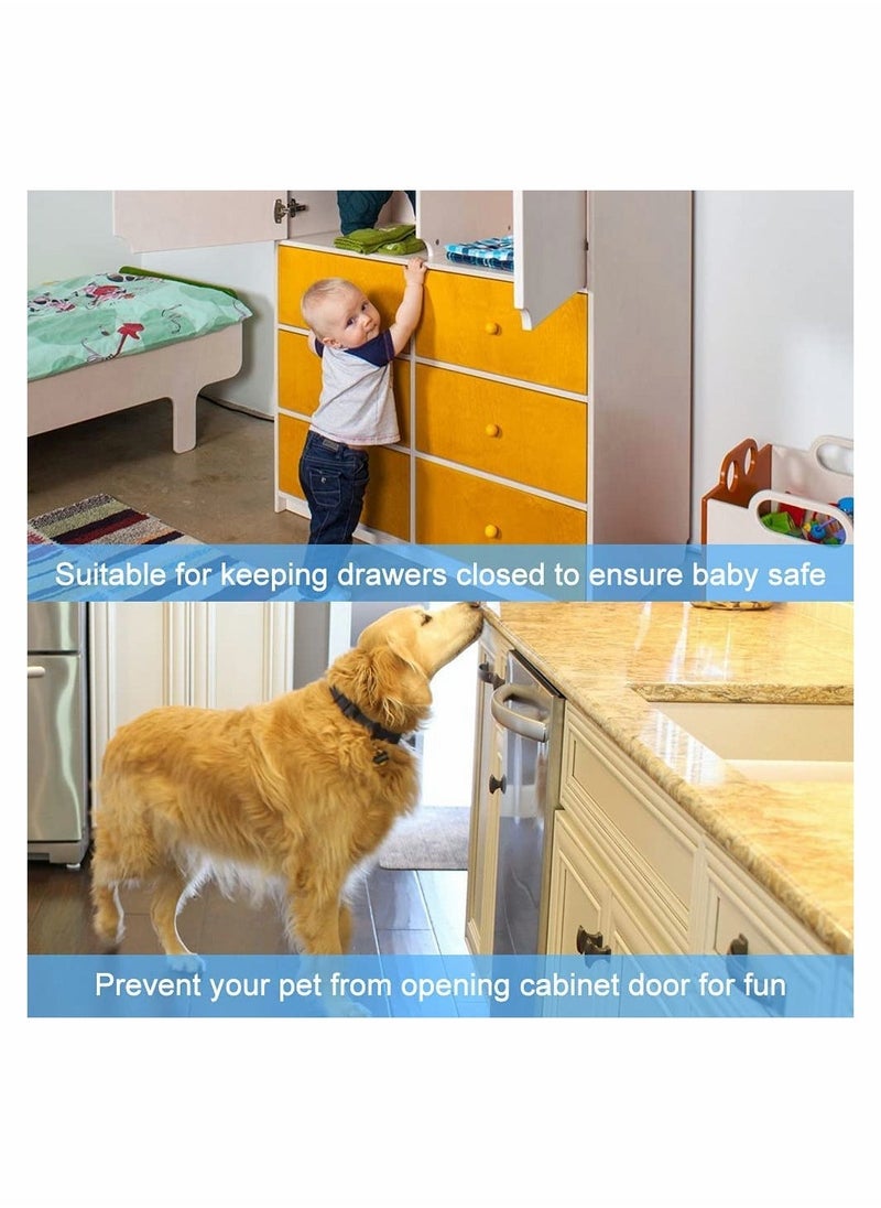 4 Pack Magnetic Door Catch, Ultra Thin Cabinet Magnets Stainless Steel Cabinet Door Magnetic Catch, Adhesive Cabinet Door Magnets for Kitchen Closet Drawer Magnetic Cabinet Latch - Image 2