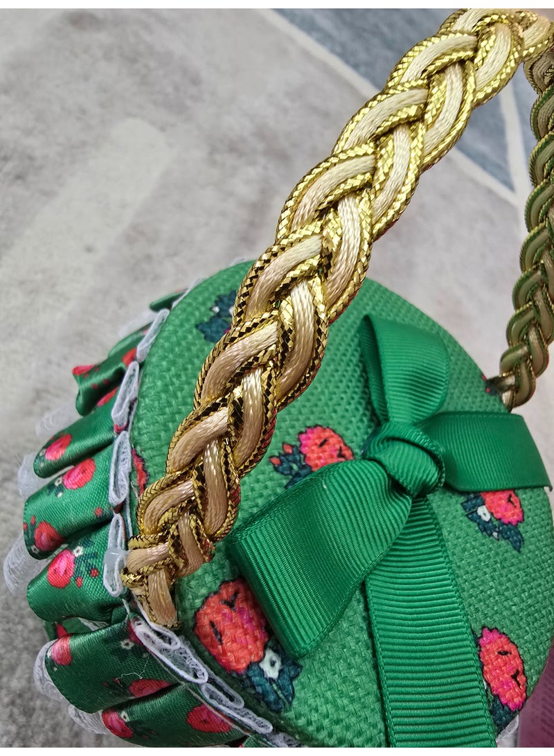 علبة حقّ الليلة التراثية الأنيقة – اللون الاخضر - Image 5