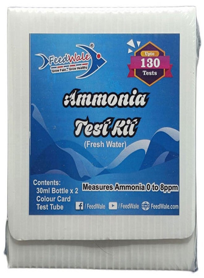 FeedWale Ammonia Test Kit for Fresh Water - 130 Test - Image 1
