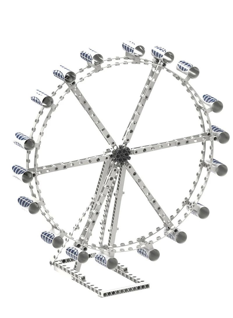 Thames & Kosmos ثيمز وكوسموس للهندسة المعمارية - لعبة تعليمية للبناء ومجموعة بناء STEM للأطفال لبناء وتصميم الهياكل - Image 2