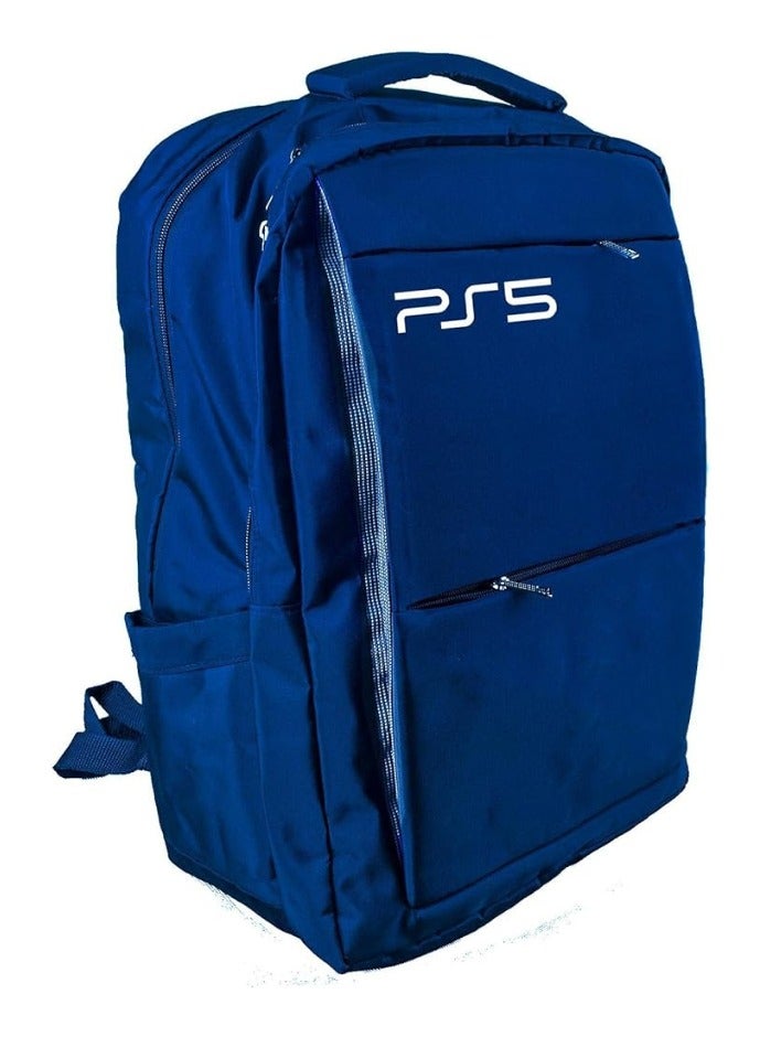 Backpacks Bag For PlayStation 5 Travel Case - Blue  - Image 1