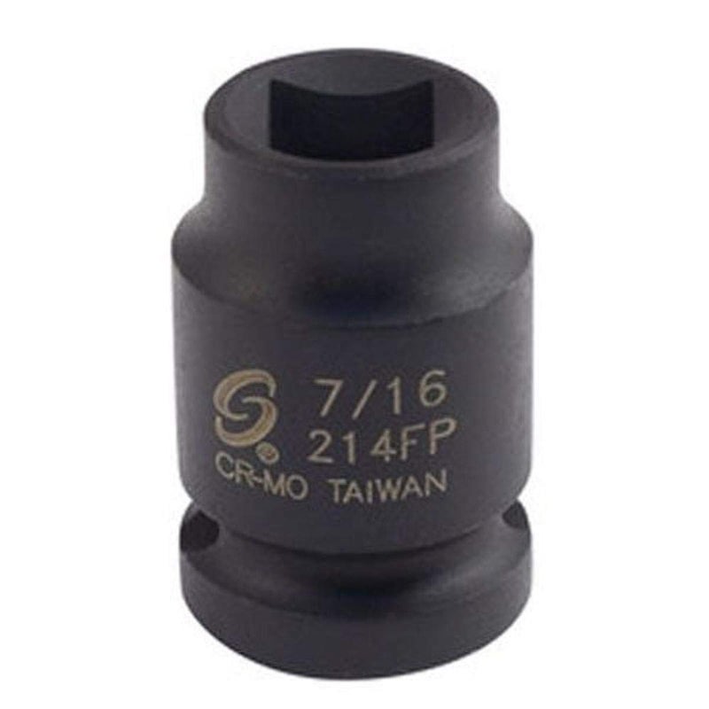 SUNEX TOOLS 214fp 1/2-Inch Drive 7/16-Inch Female Pipe Plug Socket