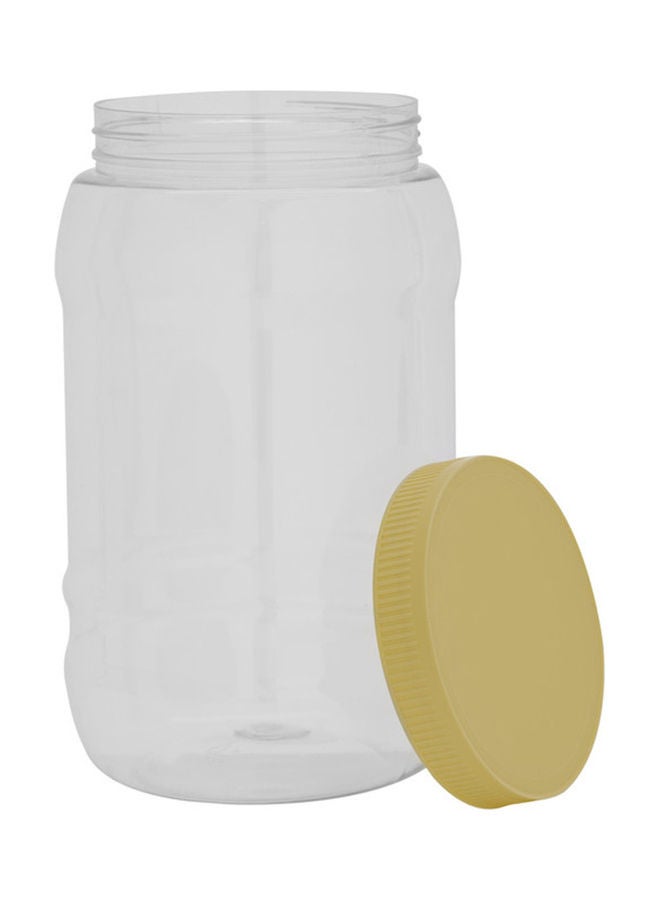 Royalford Round Air-Tight Pet Jar 2000ml Plastic Container RF11099 Keeps Your Food Fresh Portable and Lightweight Healthier Choice BPA and Odour Free Leak-Proof 2000ml - Image 2