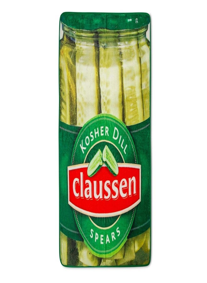 Toynk Claussen Kosher Dill Pickles Plush Throw Blanket | Cozy Sherpa Wrap Covering for Sofa, Bed | Super Soft Lightweight Fleece Blanket | Geeky Home Decor | 45 x 60 Inches - Image 1
