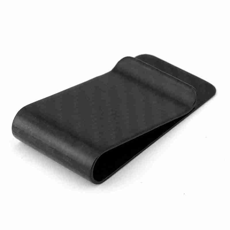 Carbon Fiber Money Clip: 70 X 38 X 13mm Anti-Rust Durable - High Strength Pliable Carbon Fiber Card Holder for Men, Daily Carry, Travel - Image 2