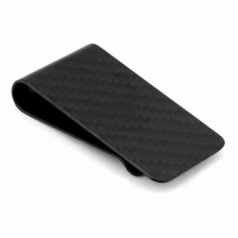 Carbon Fiber Money Clip: 70 X 38 X 13mm Anti-Rust Durable - High Strength Pliable Carbon Fiber Card Holder for Men, Daily Carry, Travel - Image 3