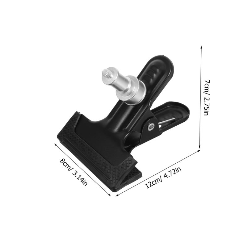 Heavy Duty Spring Clamps for Photography Backdrop Setup and Soft Light Fabrics 2 Inch 4 Pack - Image 3